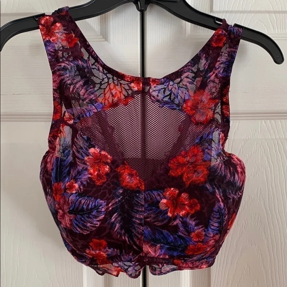 PINK lace underwire bralette